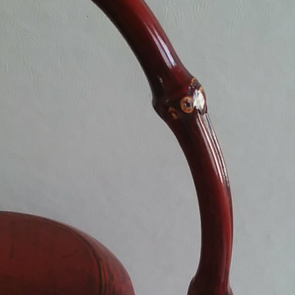 Large Red Reproduction Vintage Chinese Teapot - Picture 5 of 10